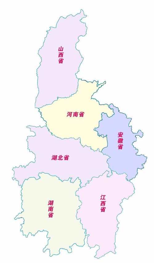 中部地区包括哪几个省区